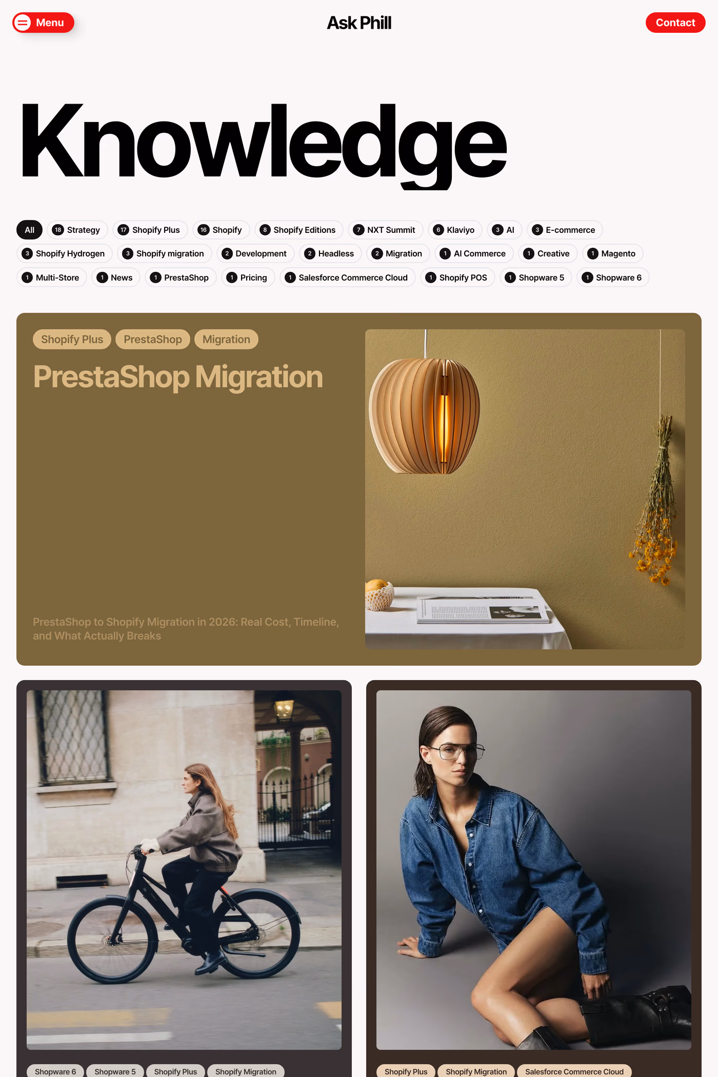 Ask Phill blog page