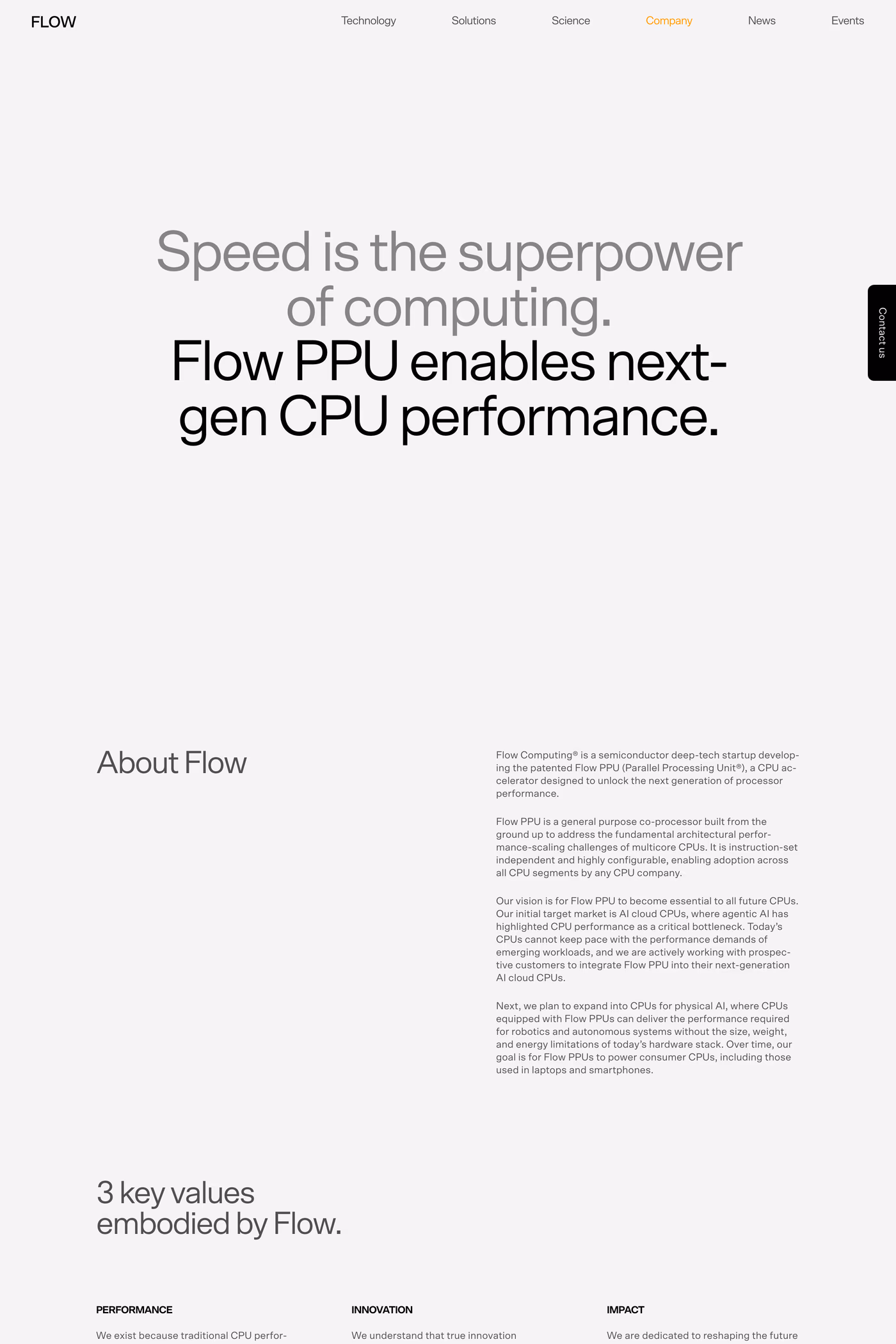 Flow Computing about page