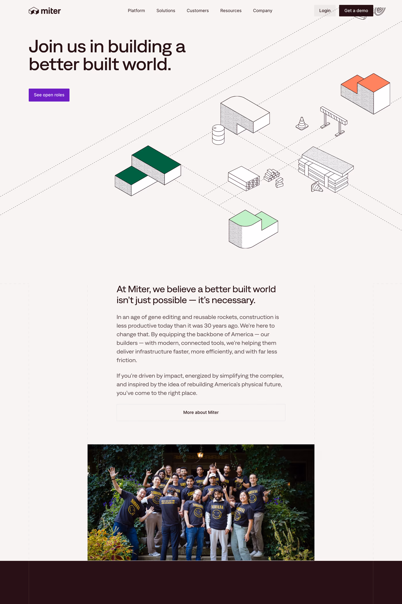 Miter careers page