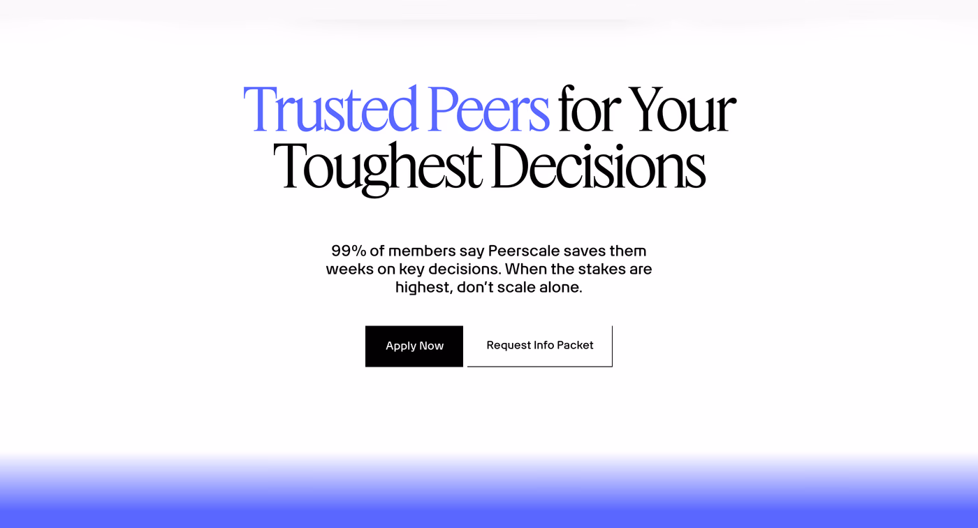 Peerscale Stats section