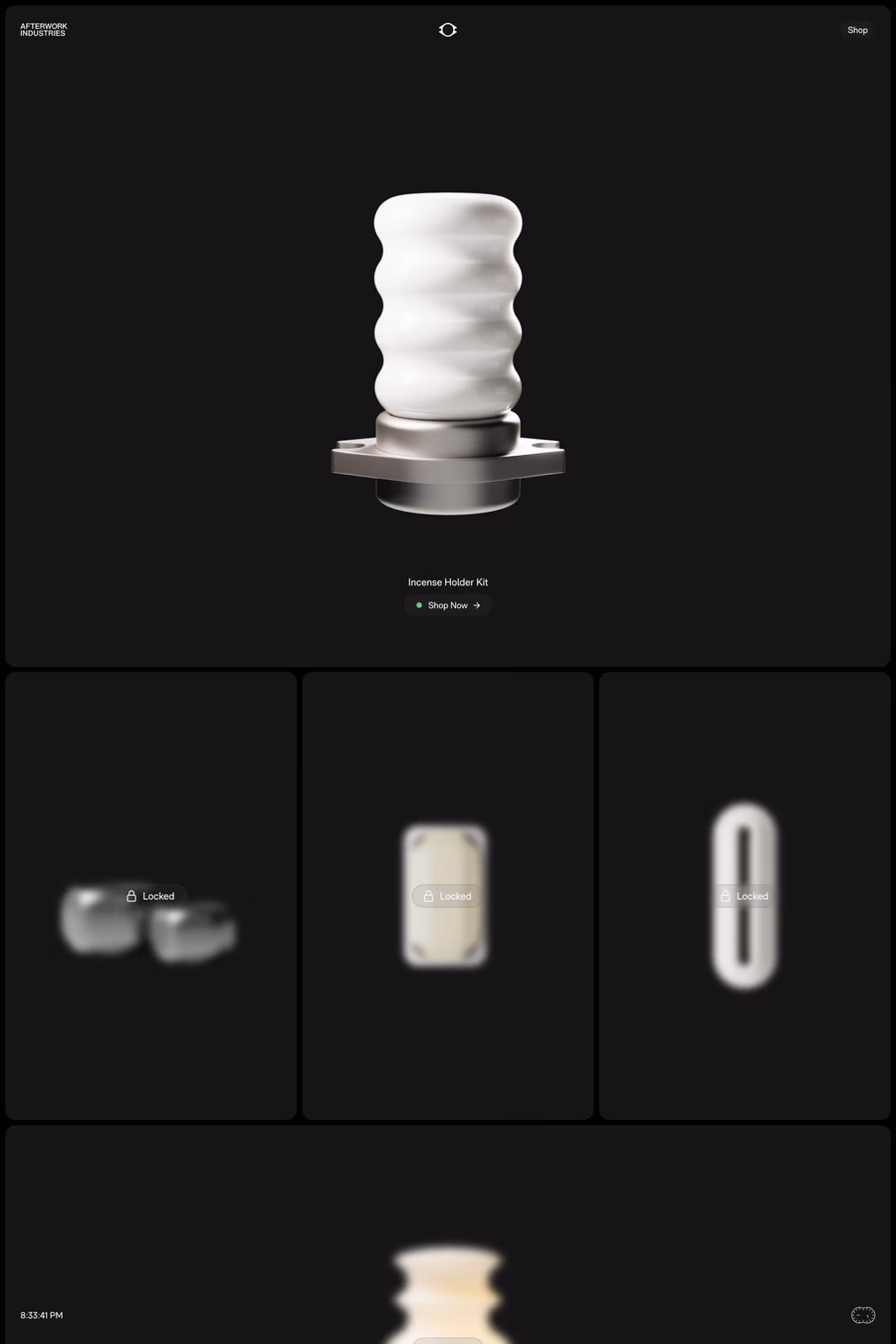 Afterwork Industries website screenshot