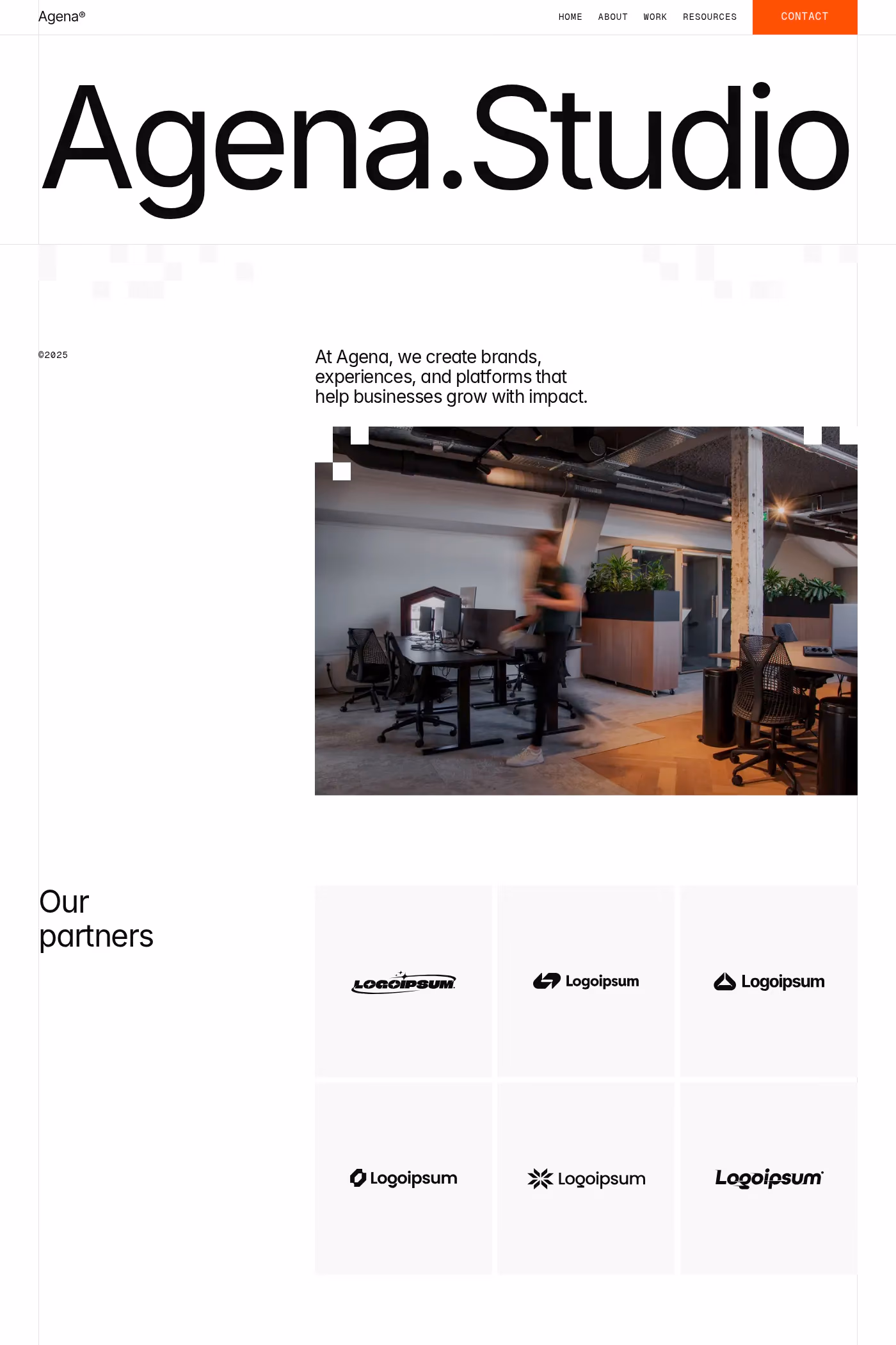 Agena template screenshot