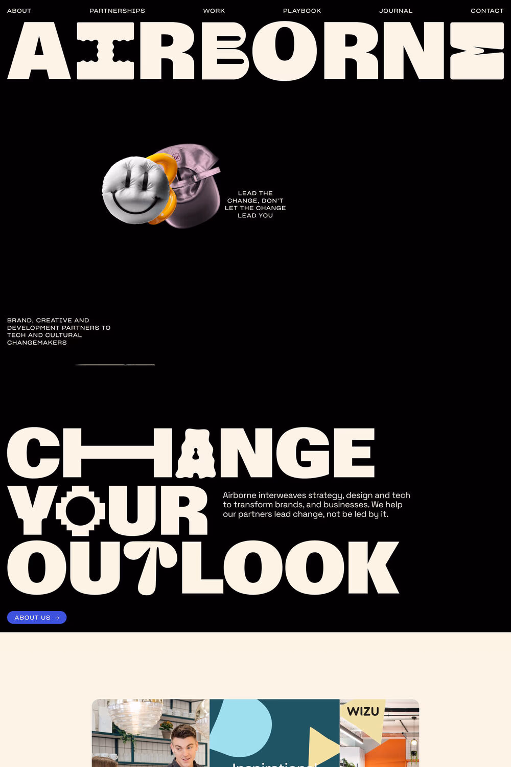 Airborne website screenshot