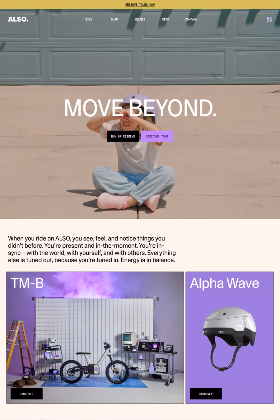 ALSO website screenshot