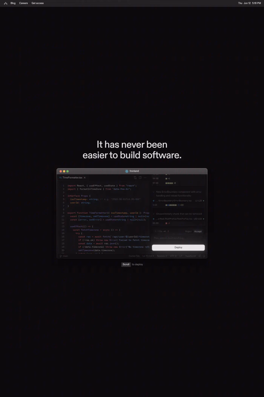 Antimetal website screenshot
