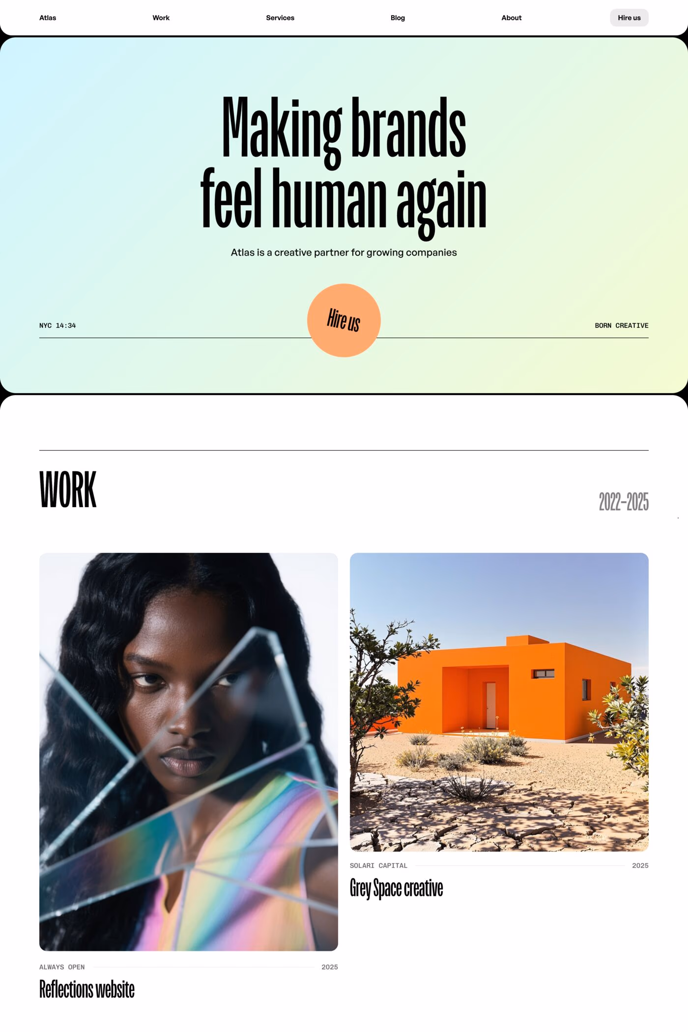 Atlas Studio template screenshot
