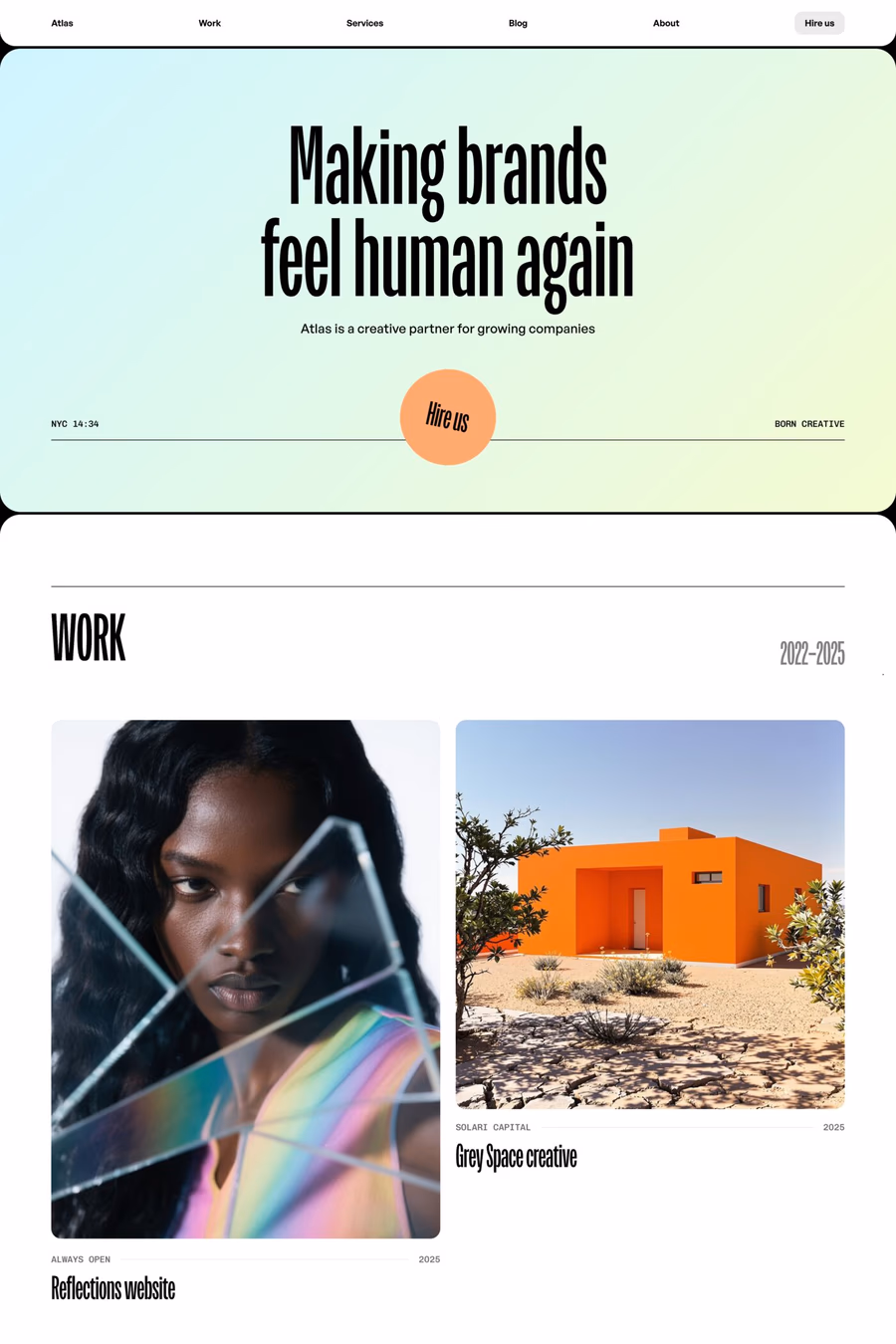 Atlas Studio template screenshot
