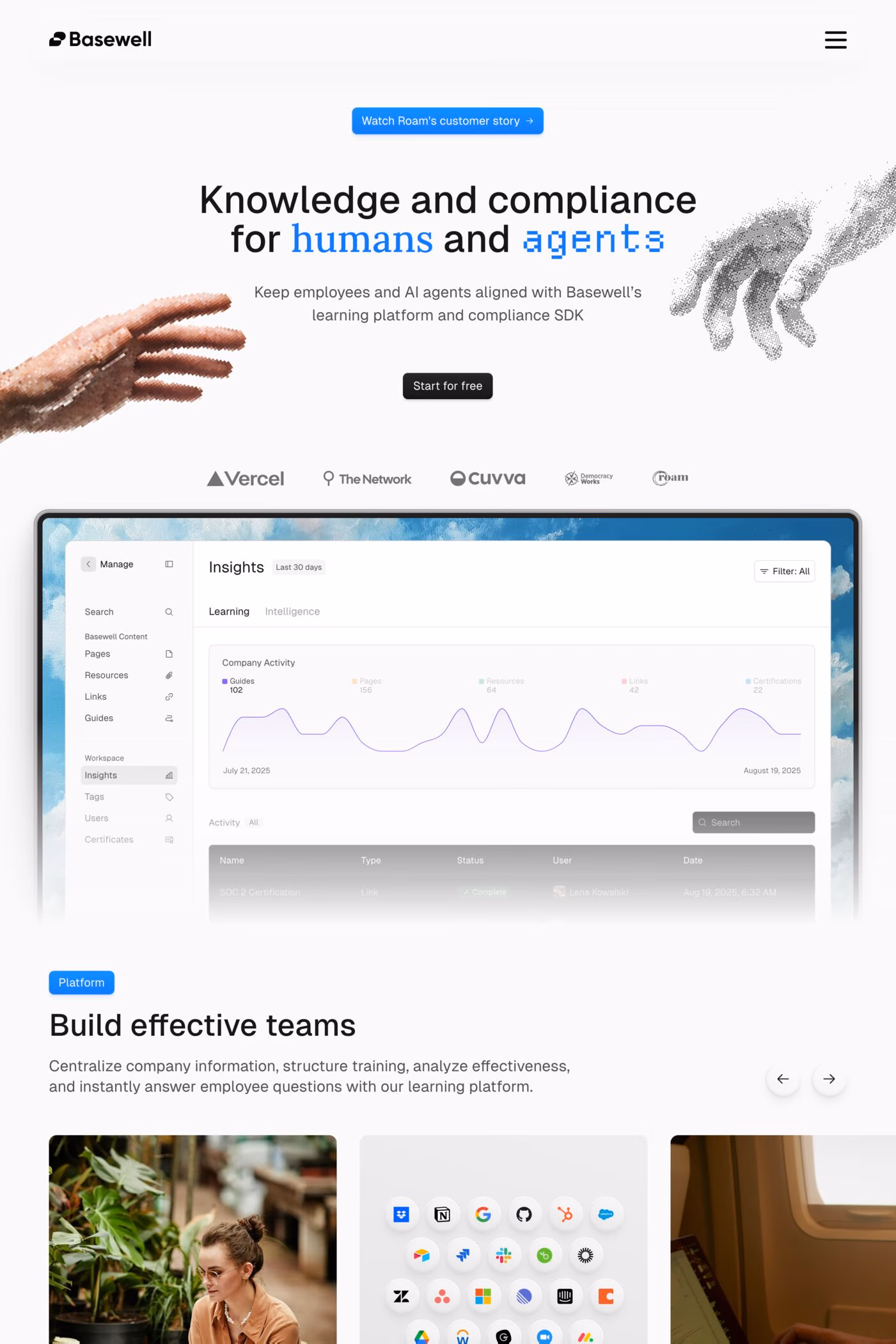 Basewell website screenshot