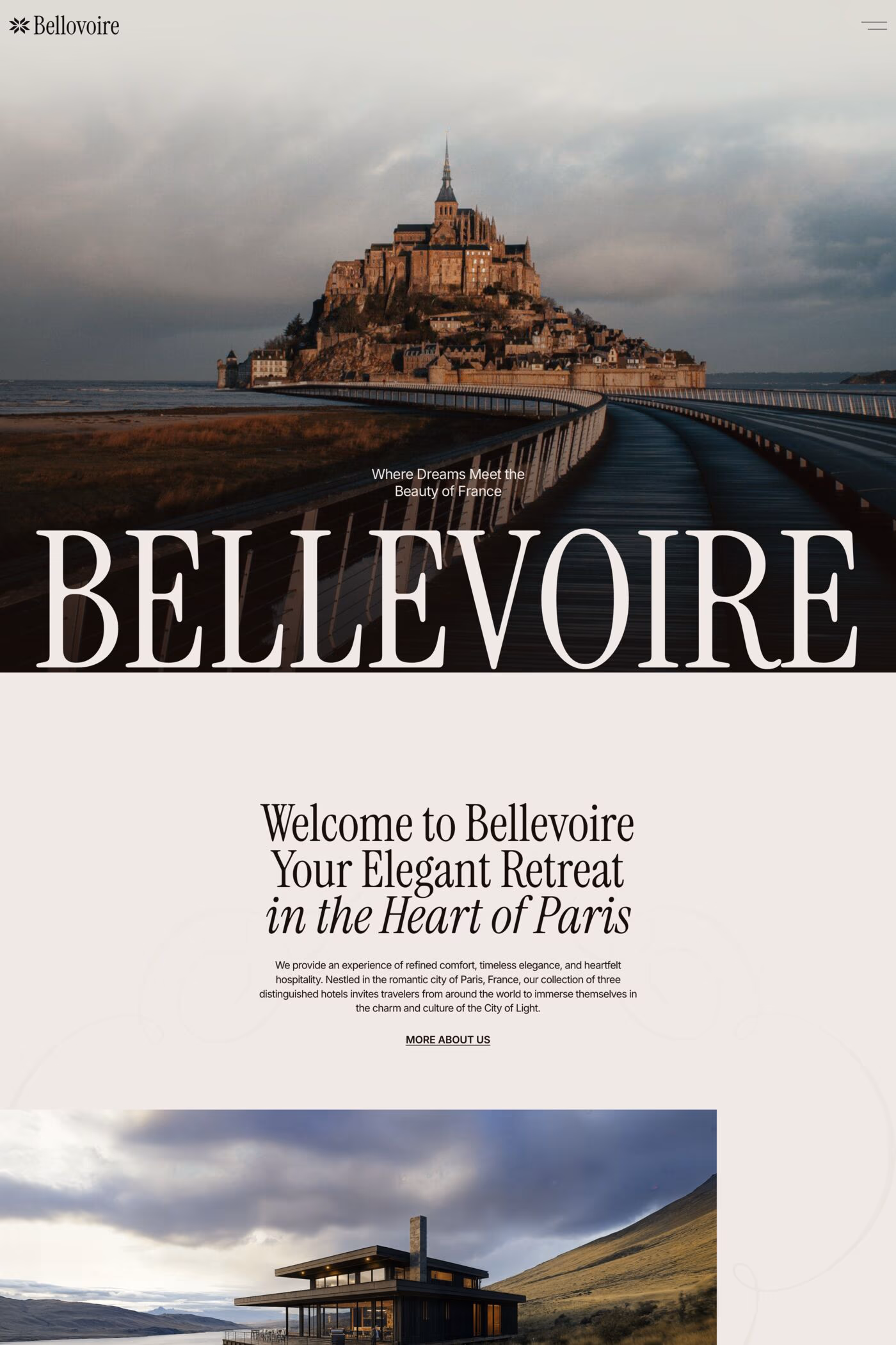 Bellevoire template screenshot