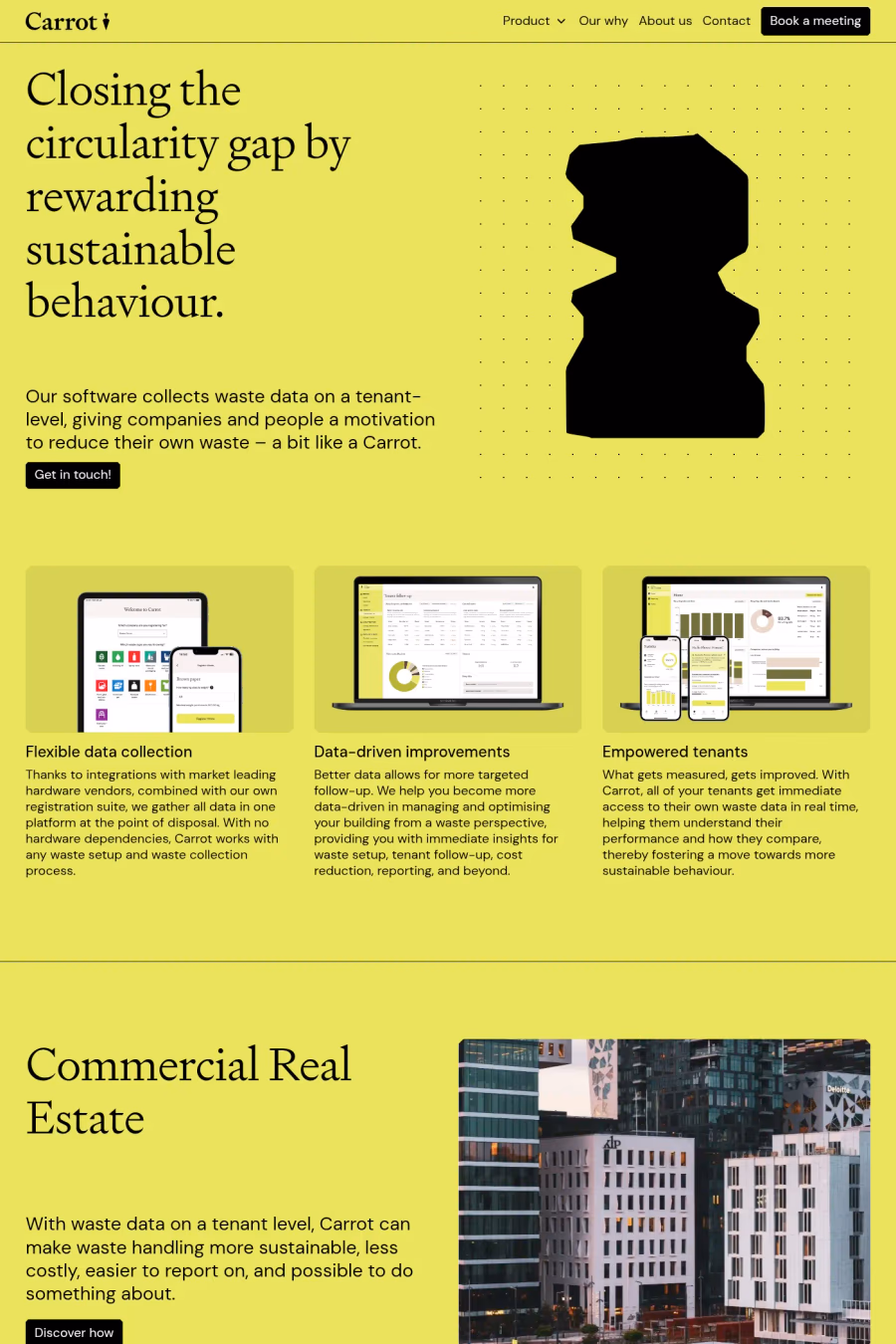 Carrot website screenshot