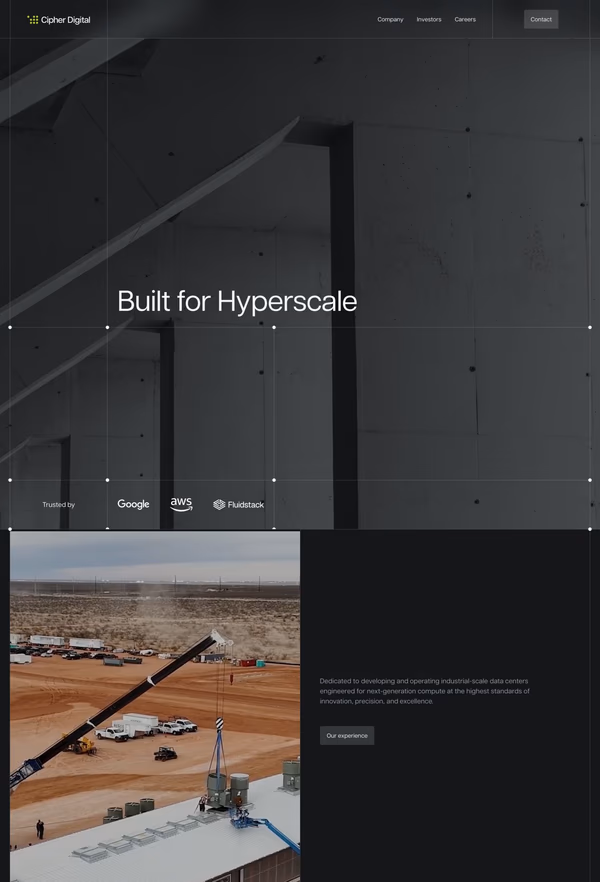 Cipher website screenshot