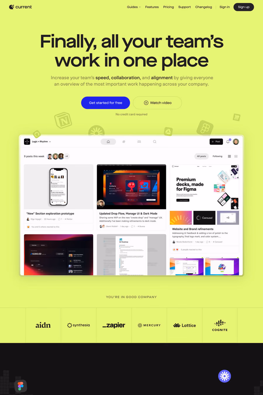 Current website screenshot