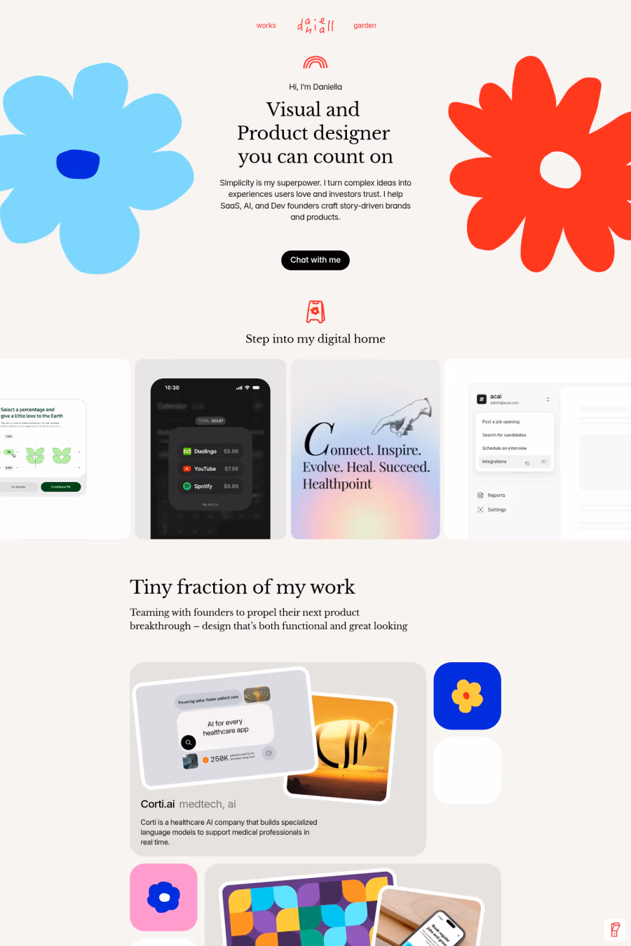 Daniella Marynova website screenshot