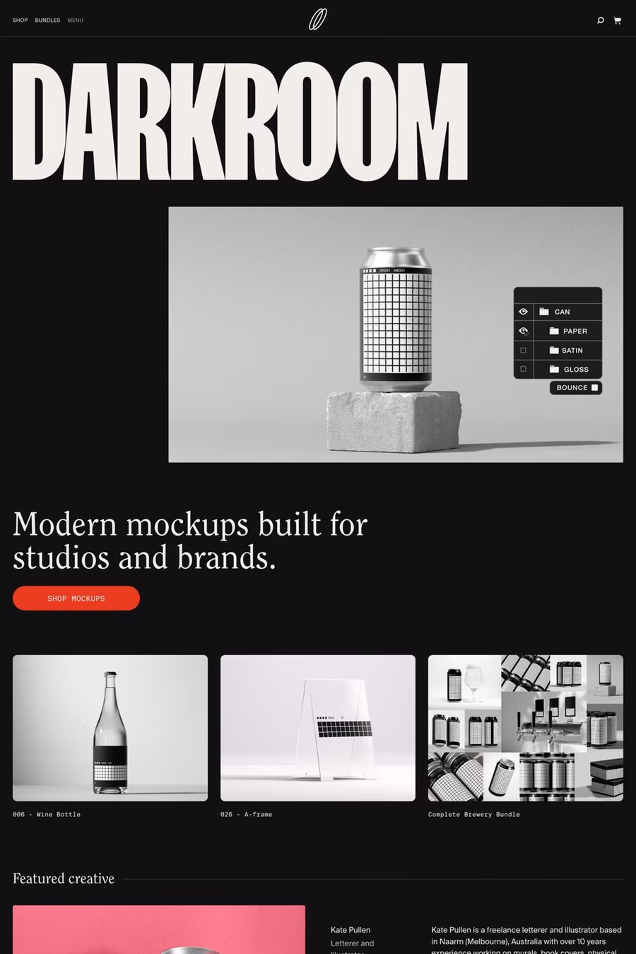 Darkroom website screenshot