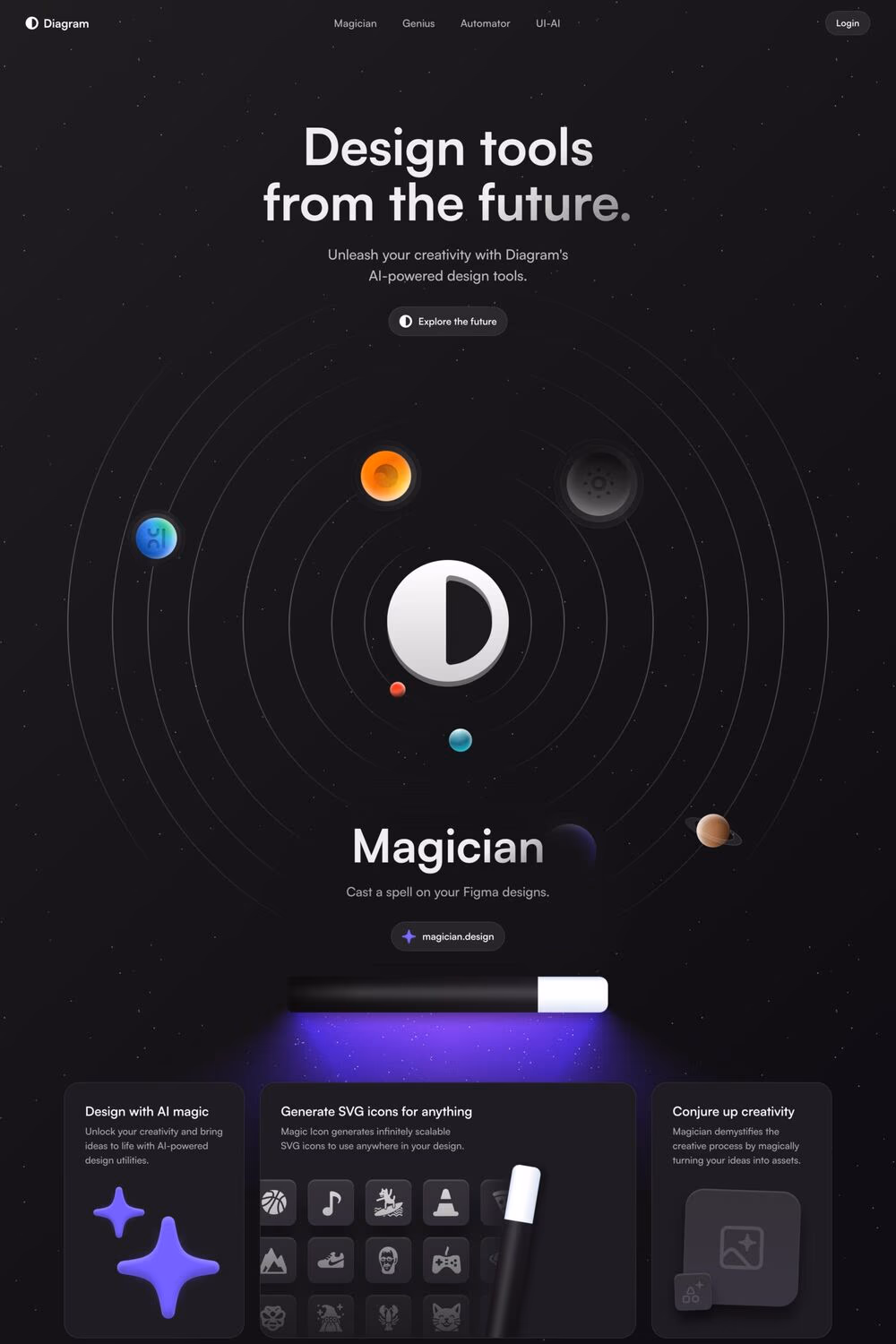 Diagram website screenshot