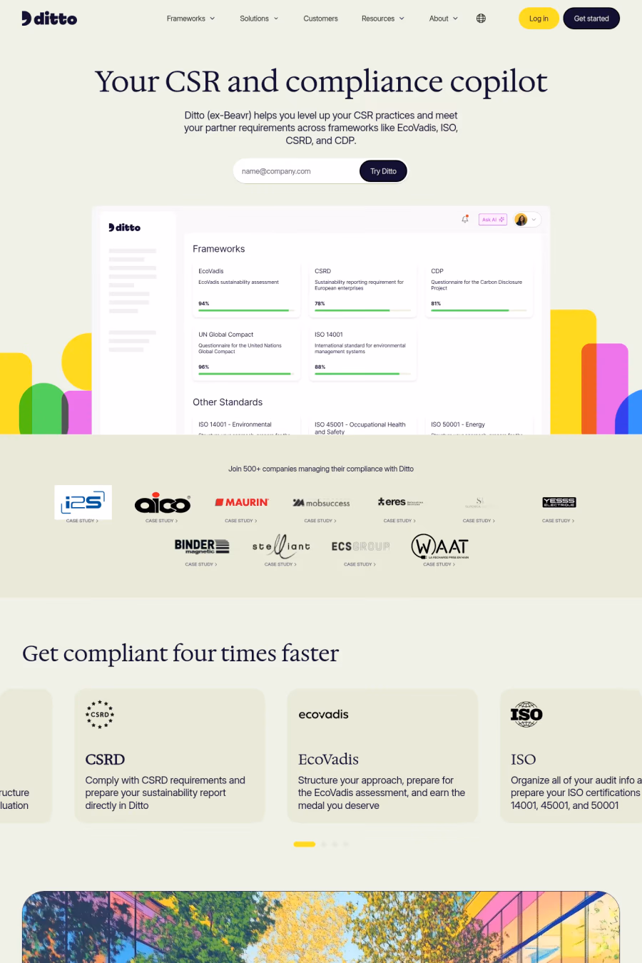 Ditto website screenshot