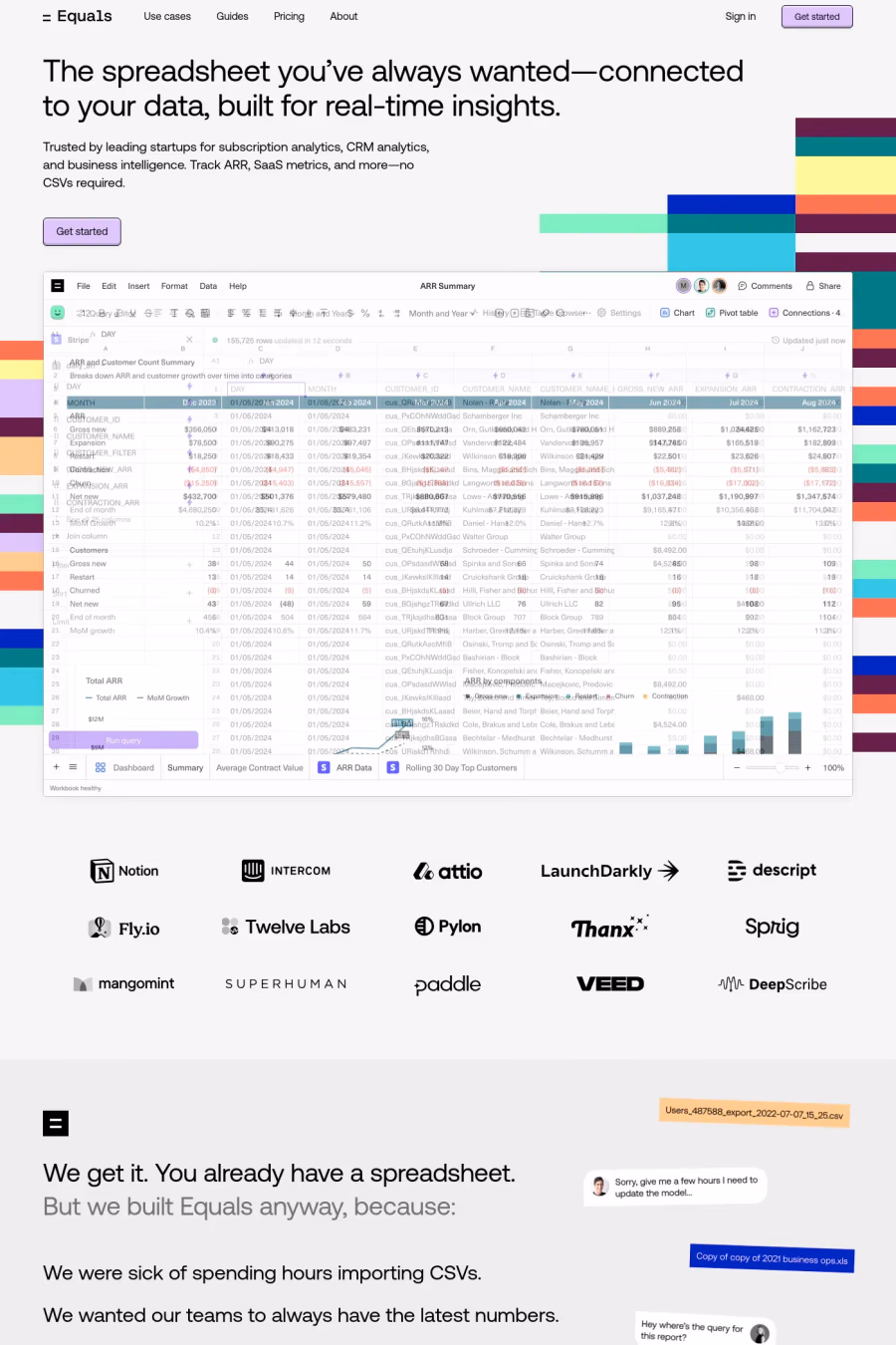 Equals website screenshot