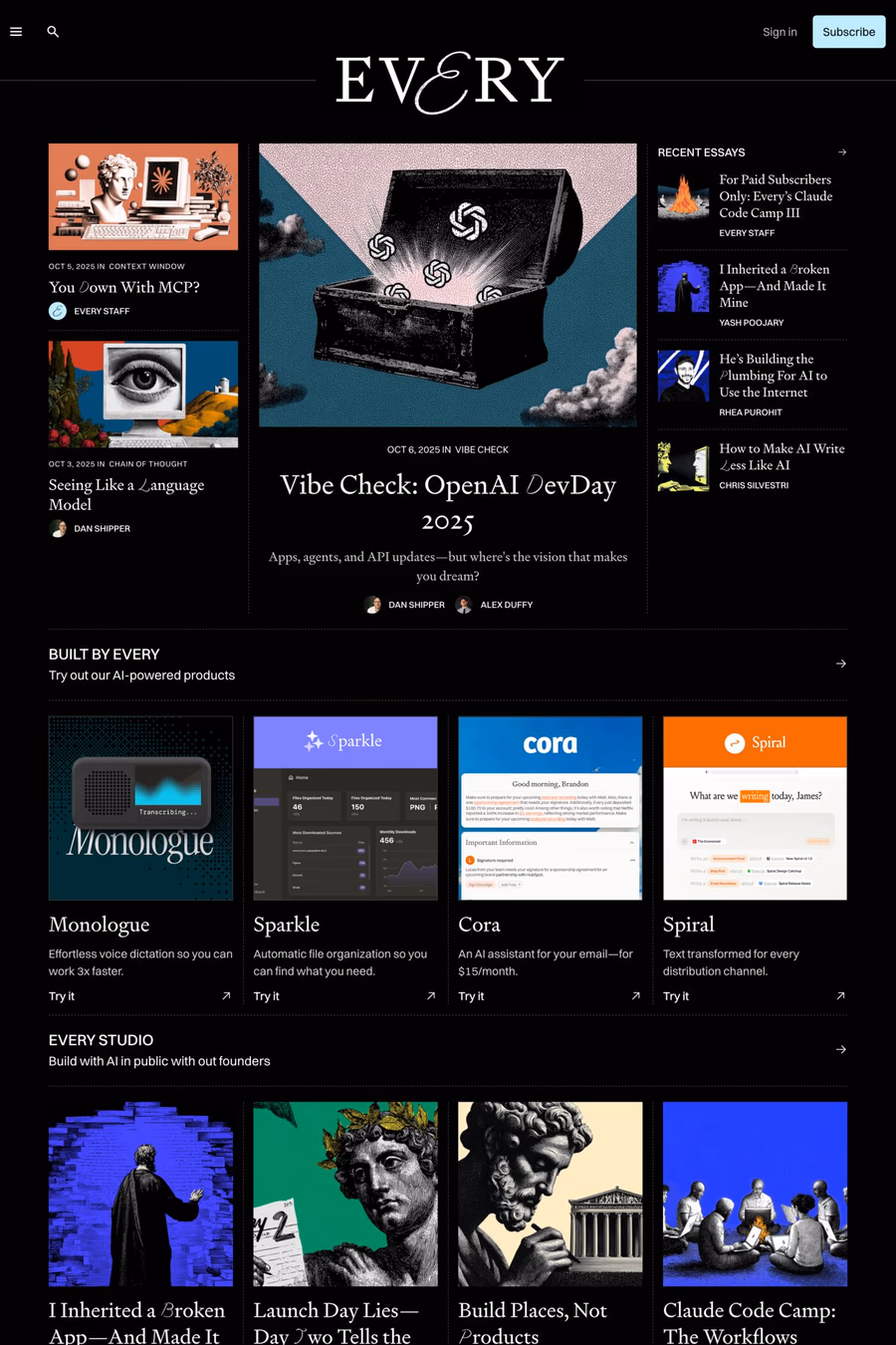 Every website screenshot