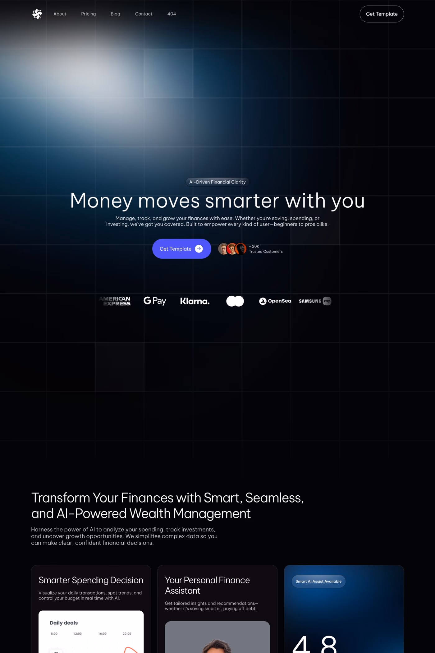 FinSight template screenshot