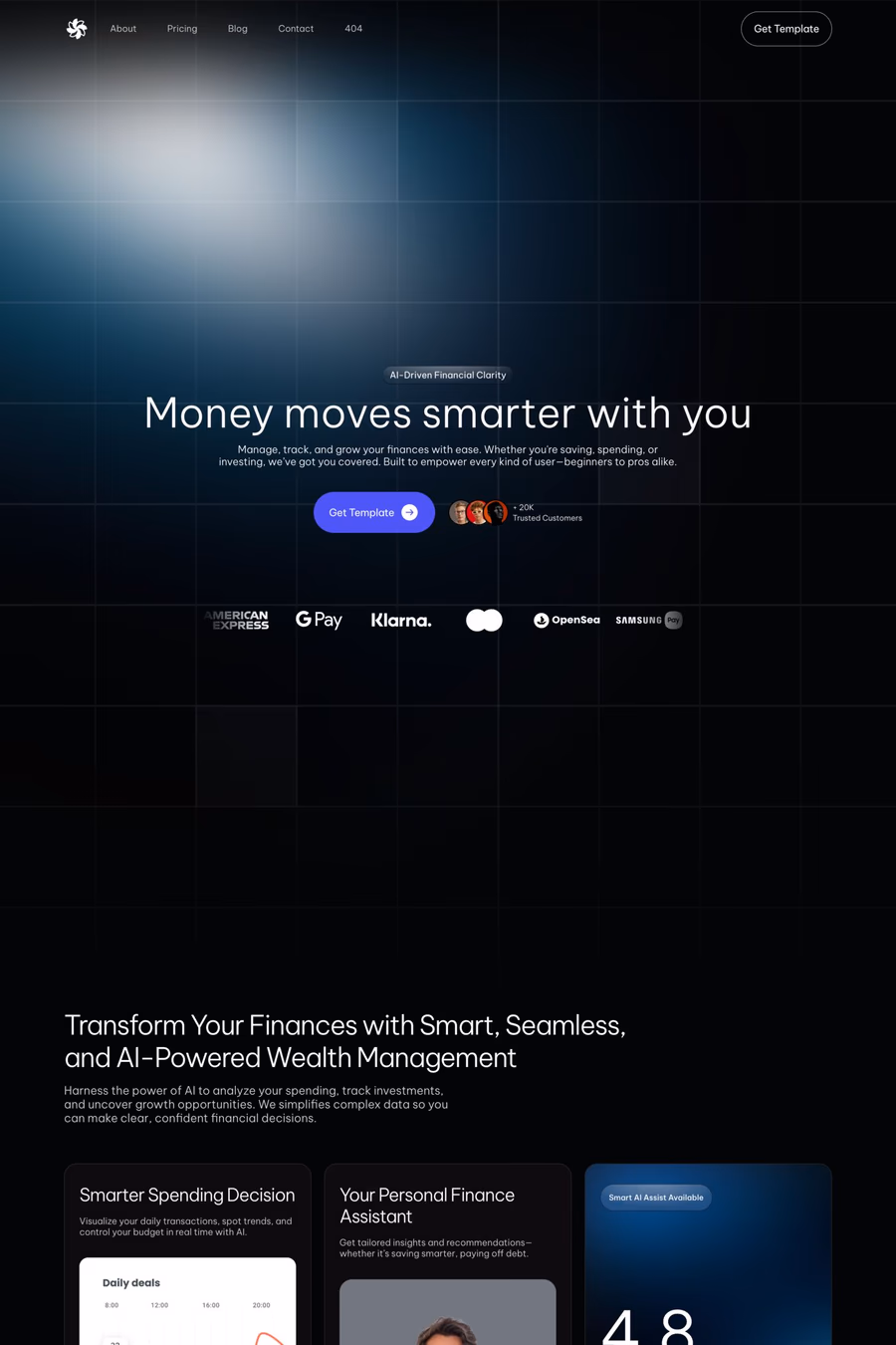 FinSight template screenshot