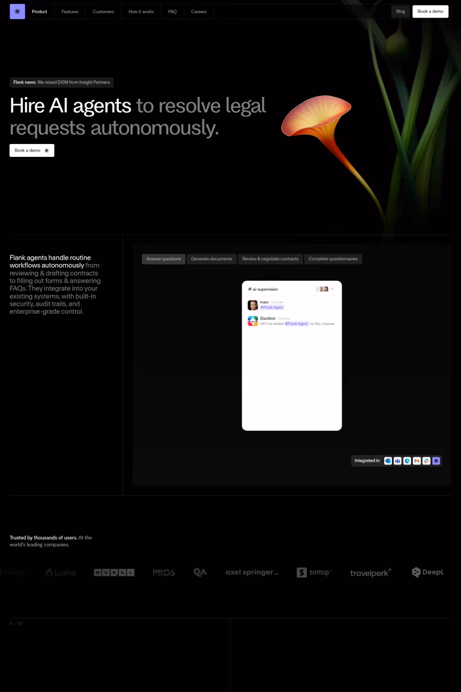 Flank website screenshot