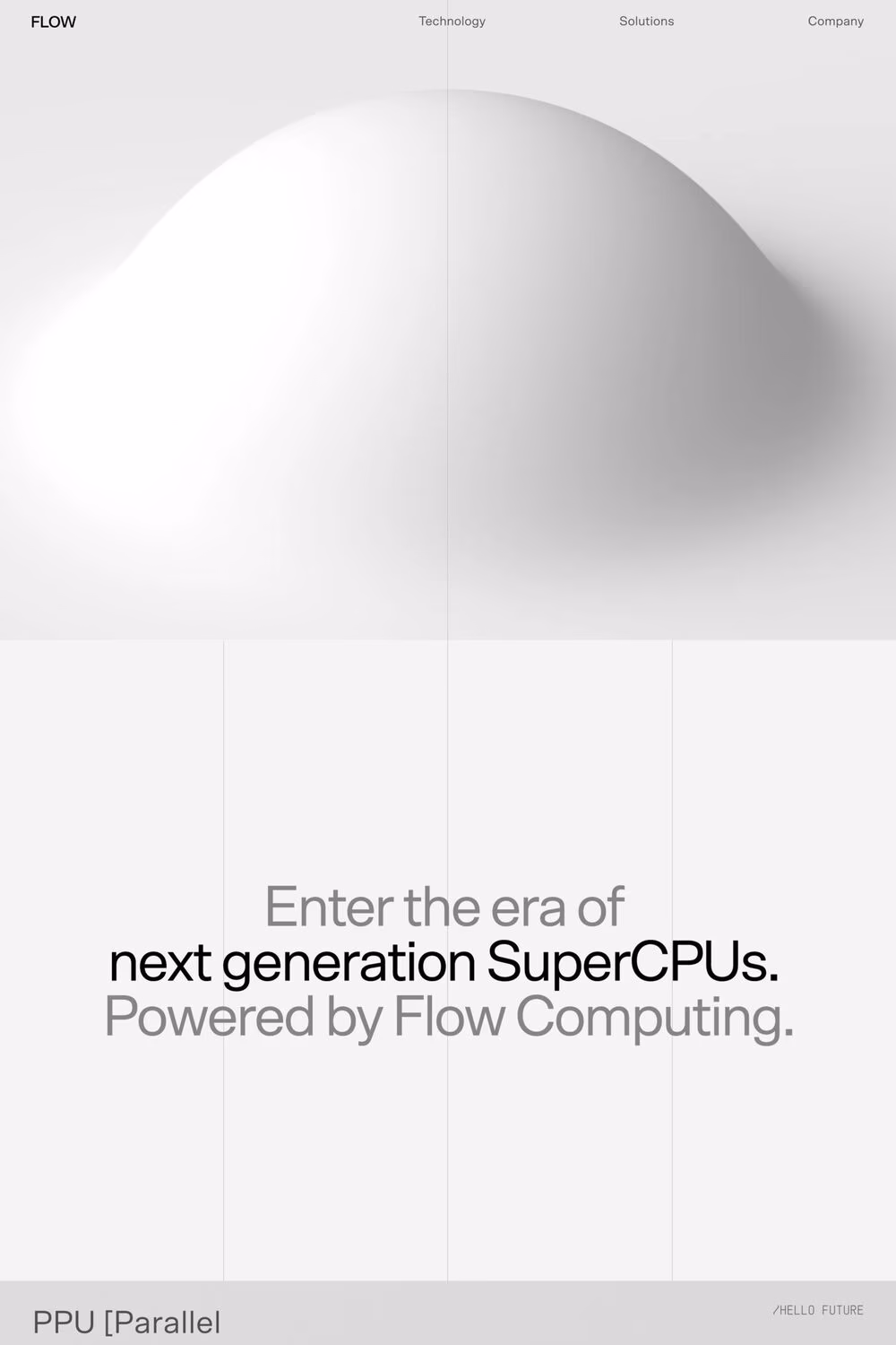 Flow Computing website screenshot