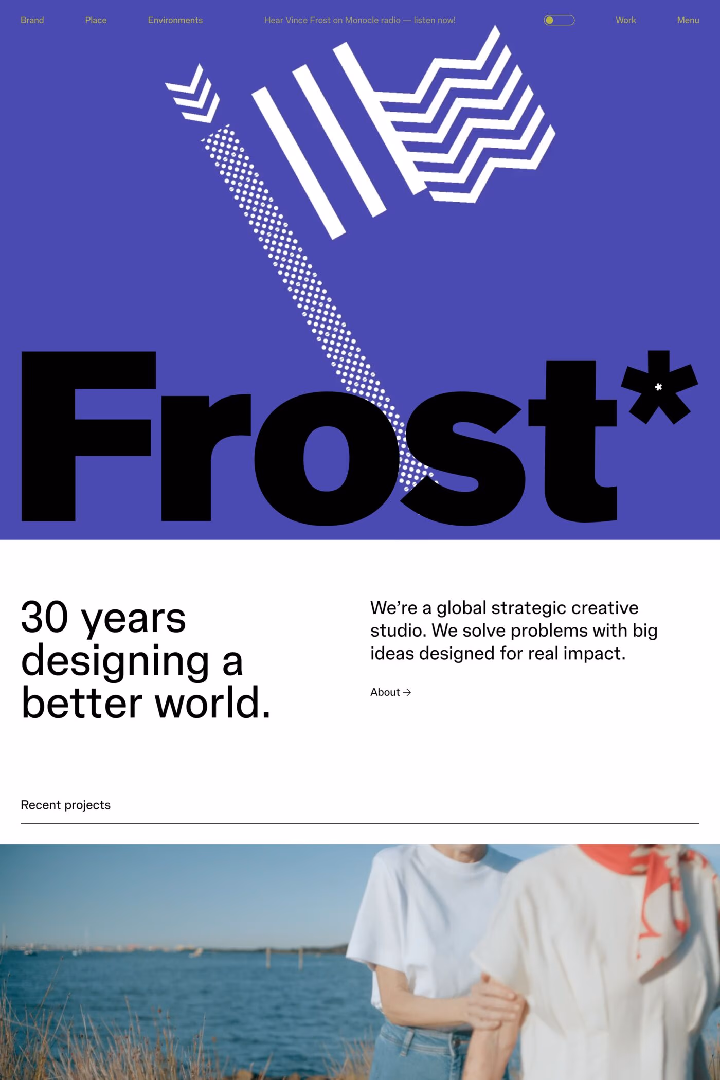 Frost* website screenshot