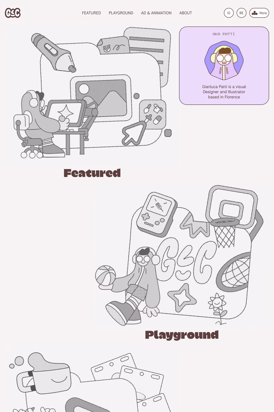 Gianluca Patti website screenshot