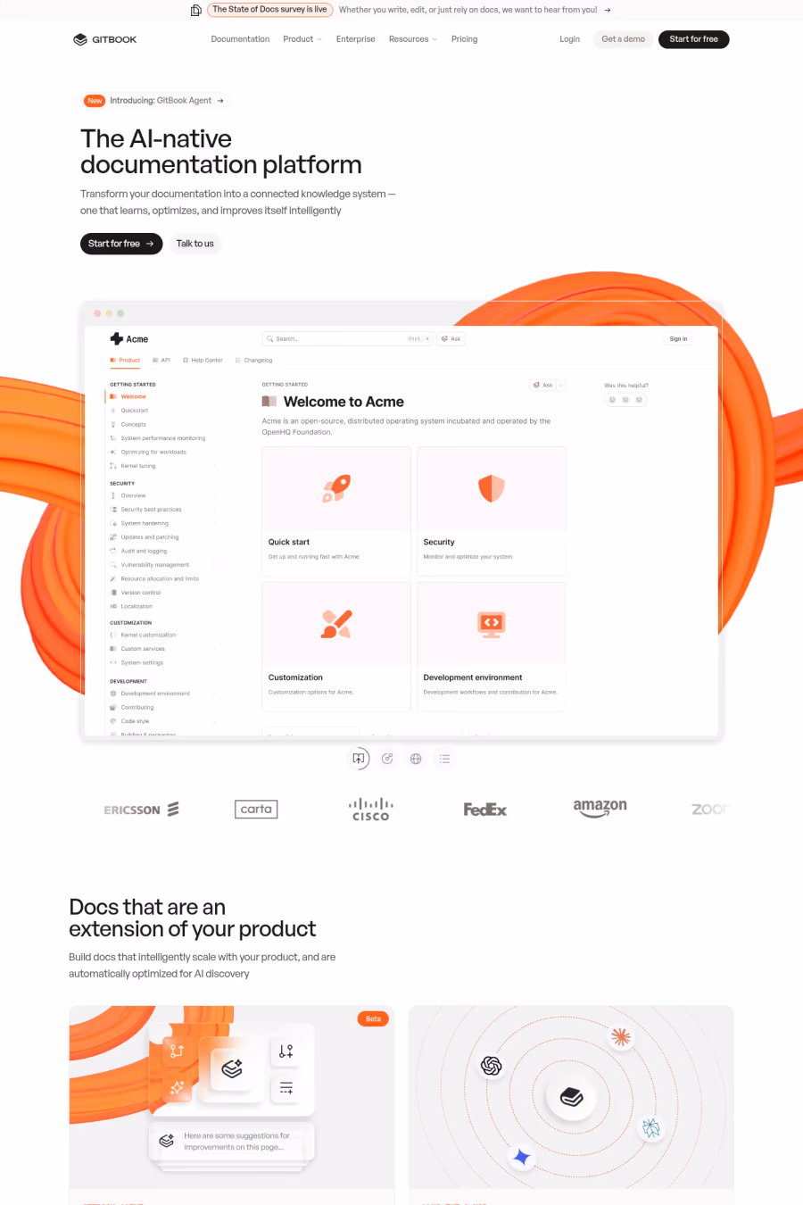 GitBook website screenshot