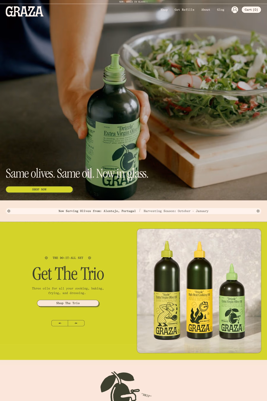 Graza website screenshot