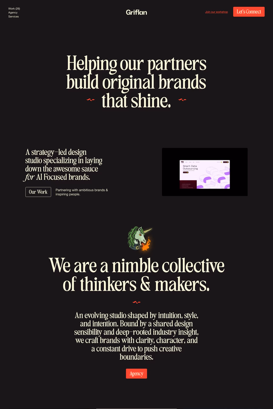 Griflan website screenshot