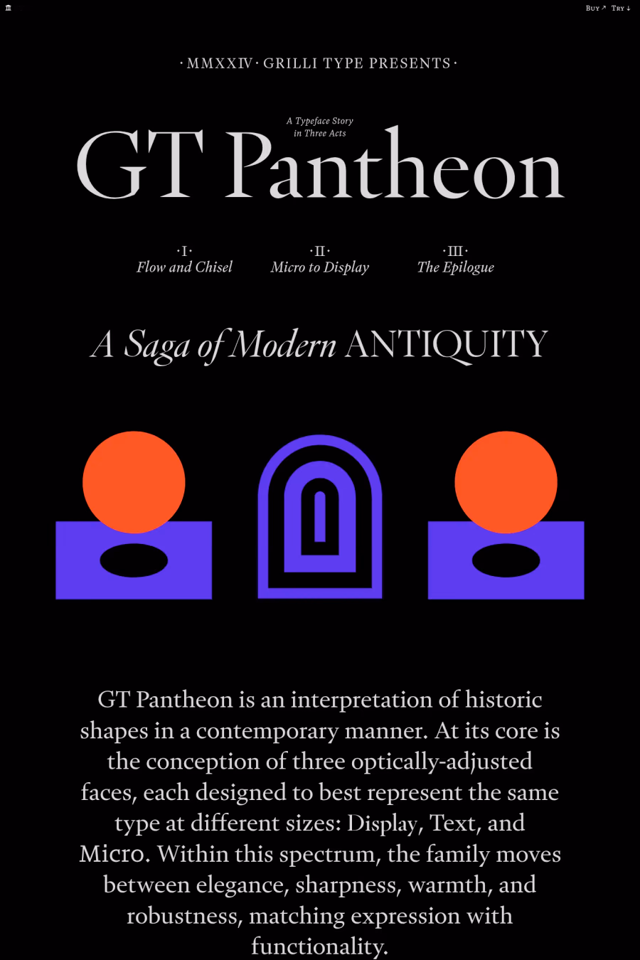 GT Pantheon website screenshot