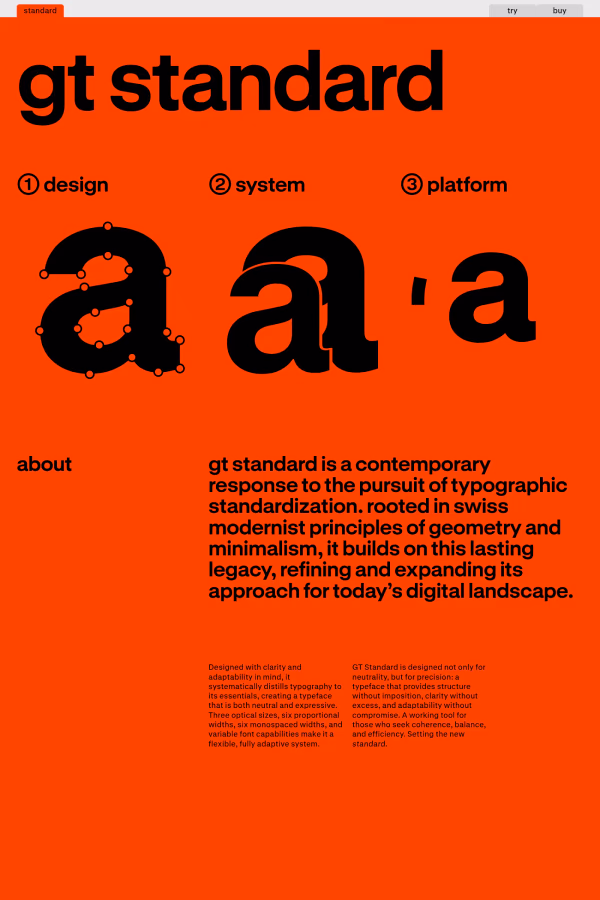 GT Standard website screenshot