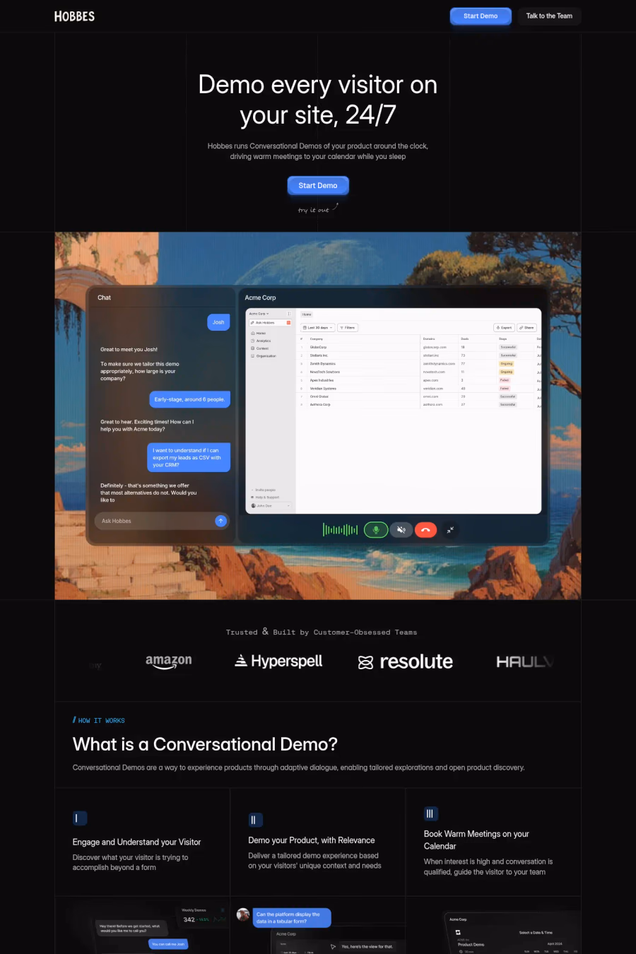 Hobbes website screenshot