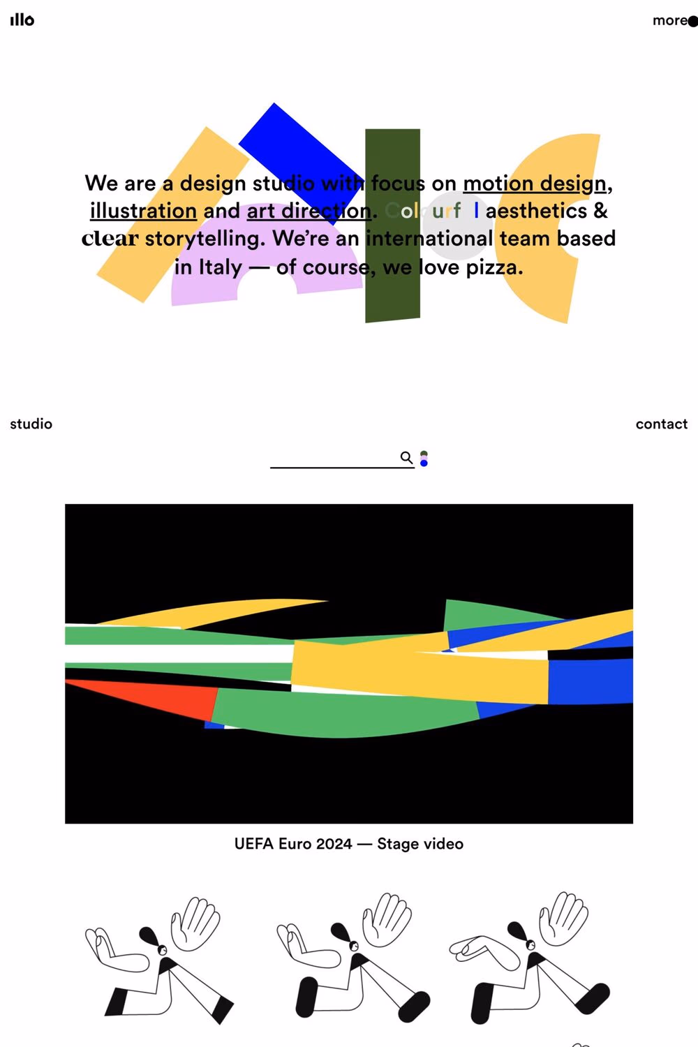 Illo website screenshot