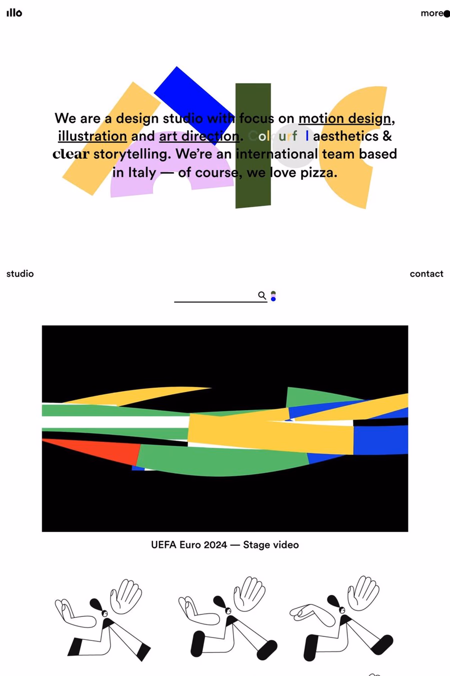 Illo website screenshot