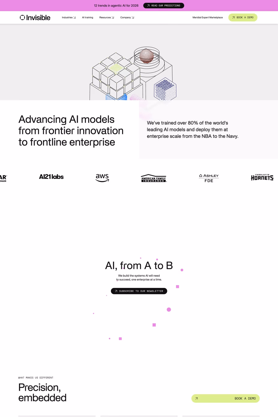 Invisible Technologies website screenshot