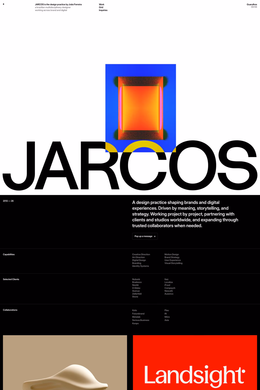 JARCOS website screenshot