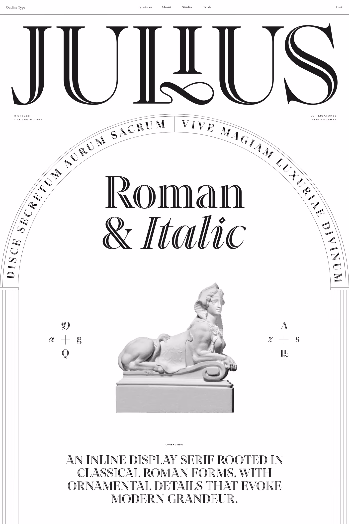 Julius website screenshot