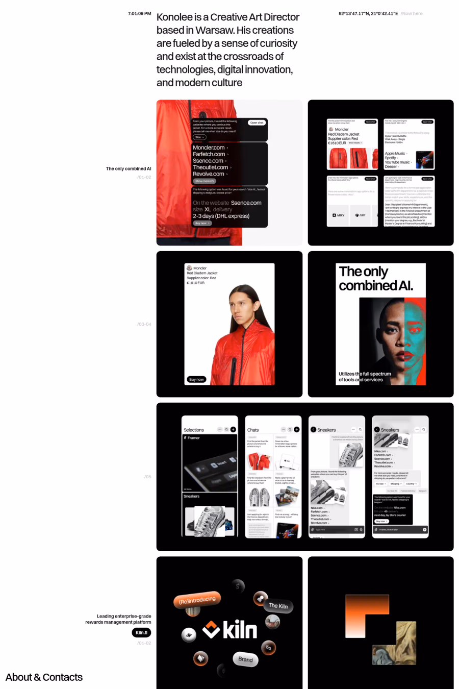 Konolee website screenshot