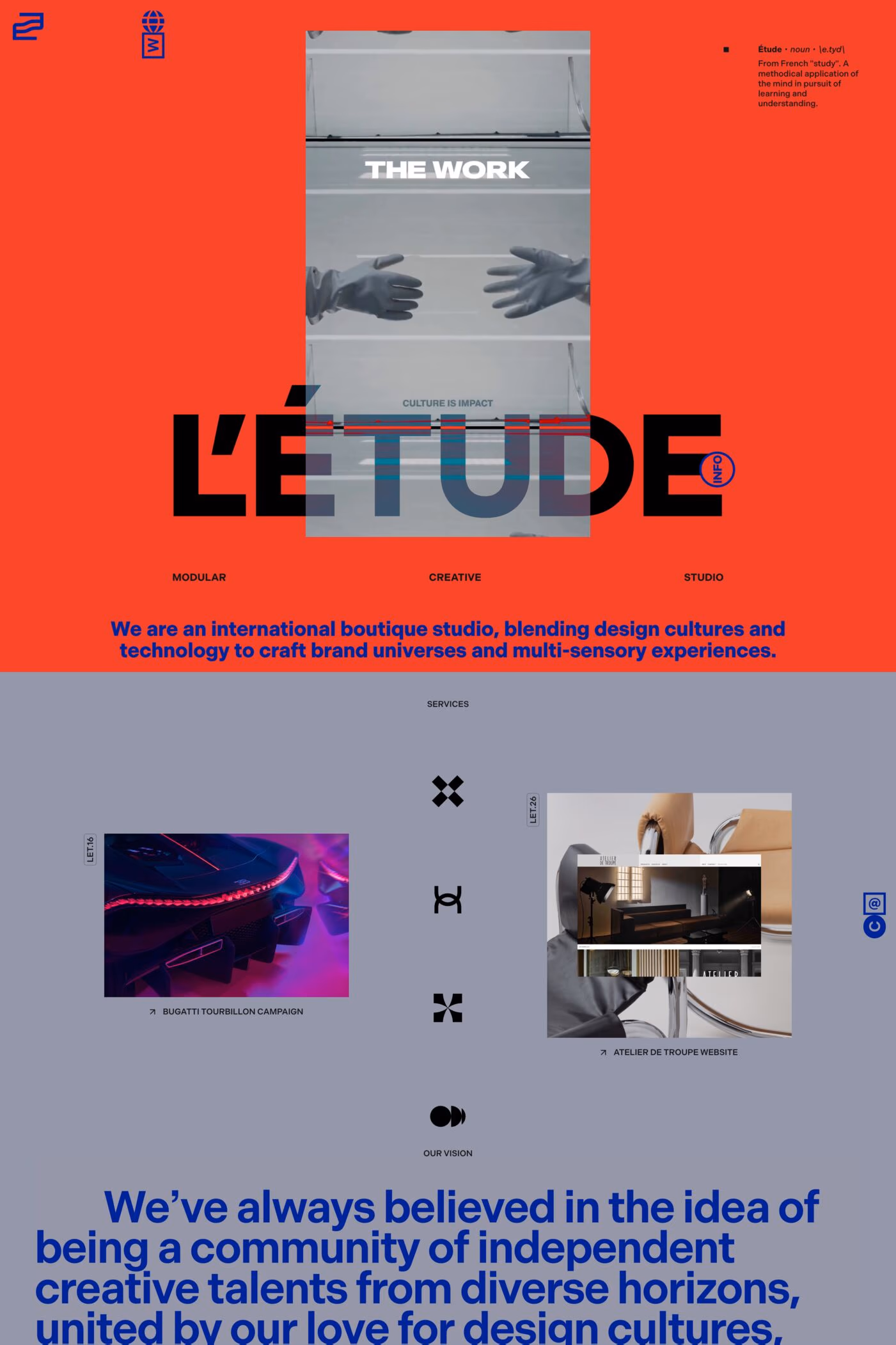 L'Étude website screenshot