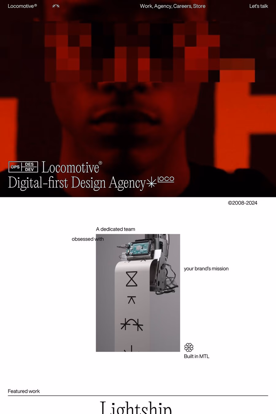 Locomotive® website screenshot