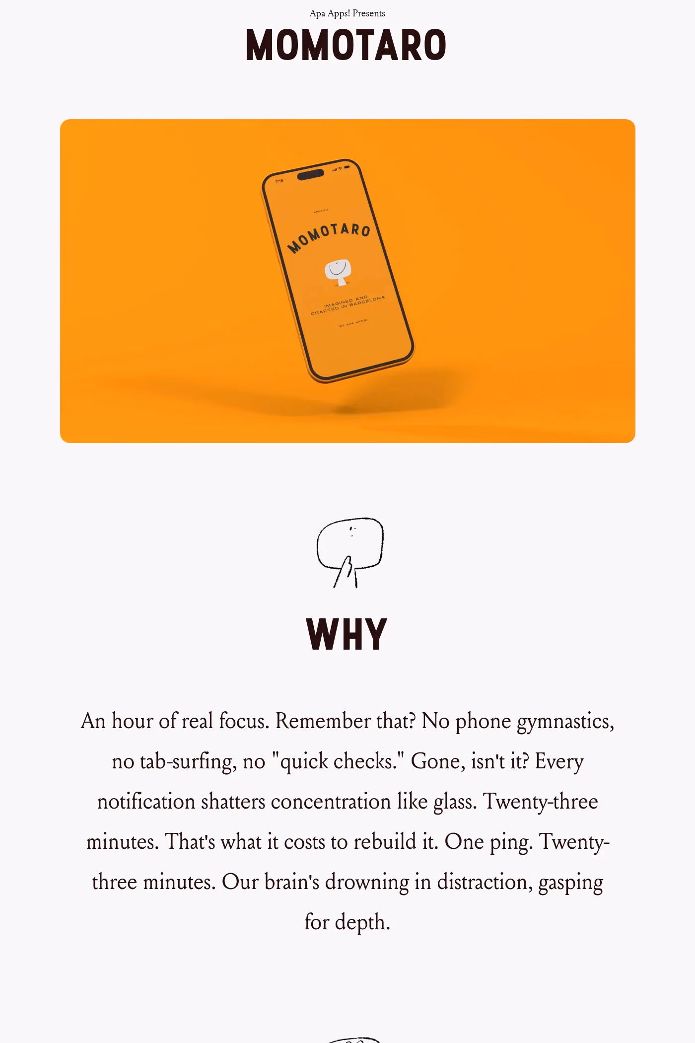 Momotaro website screenshot