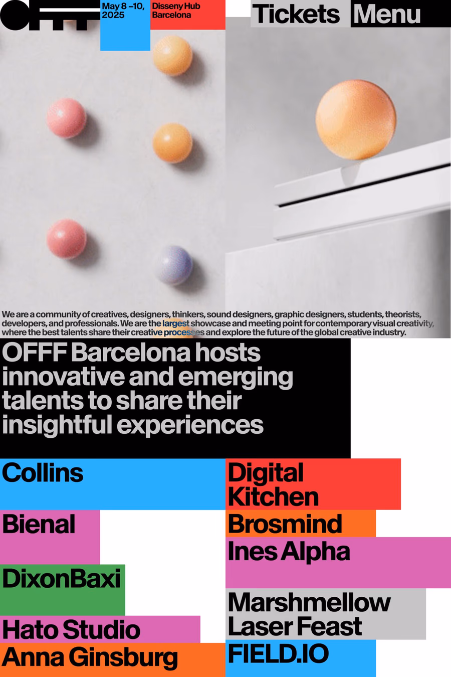 OFFF 2025 website screenshot