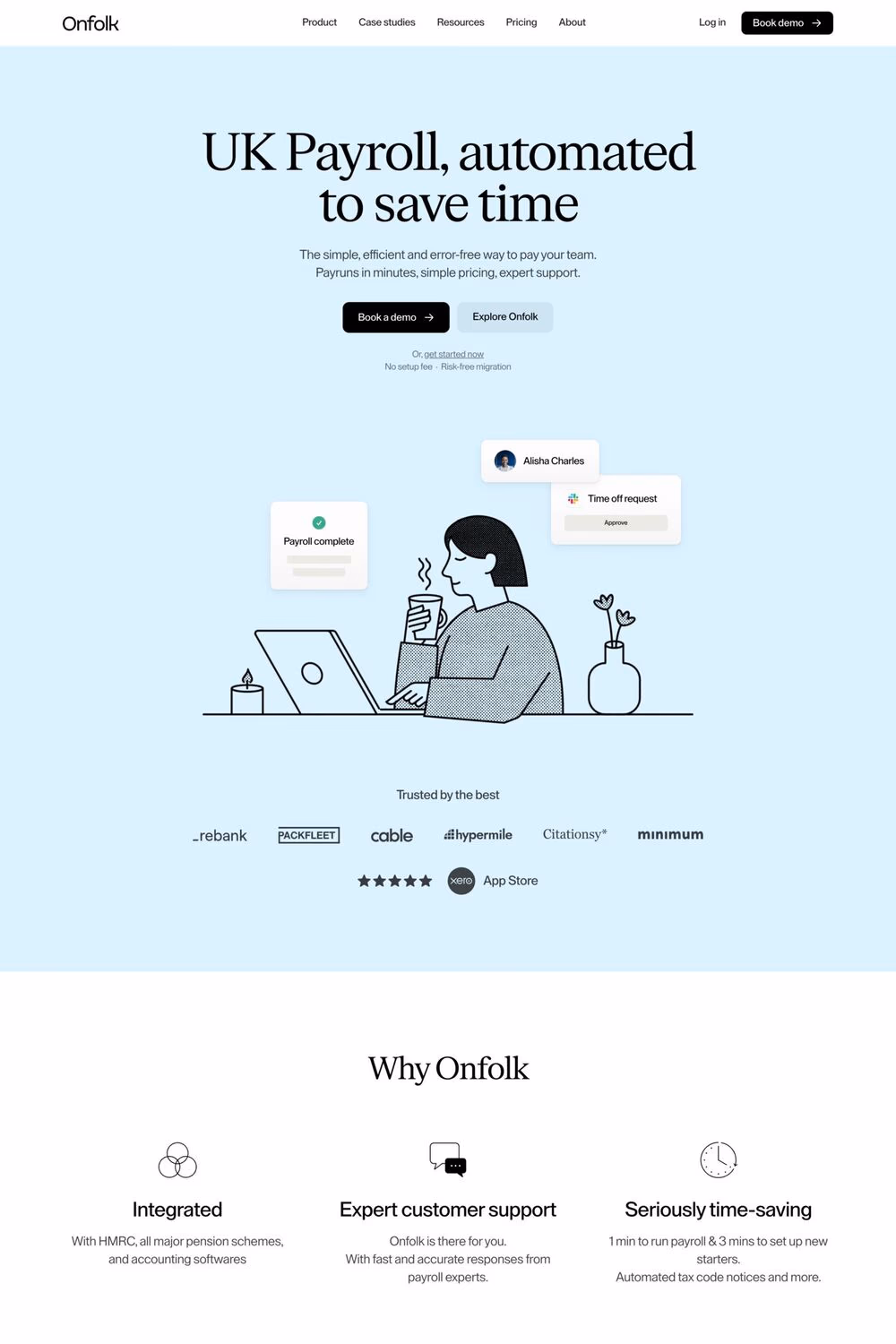 Onfolk website screenshot