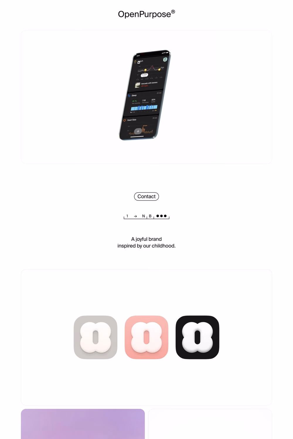 Open Purpose website screenshot