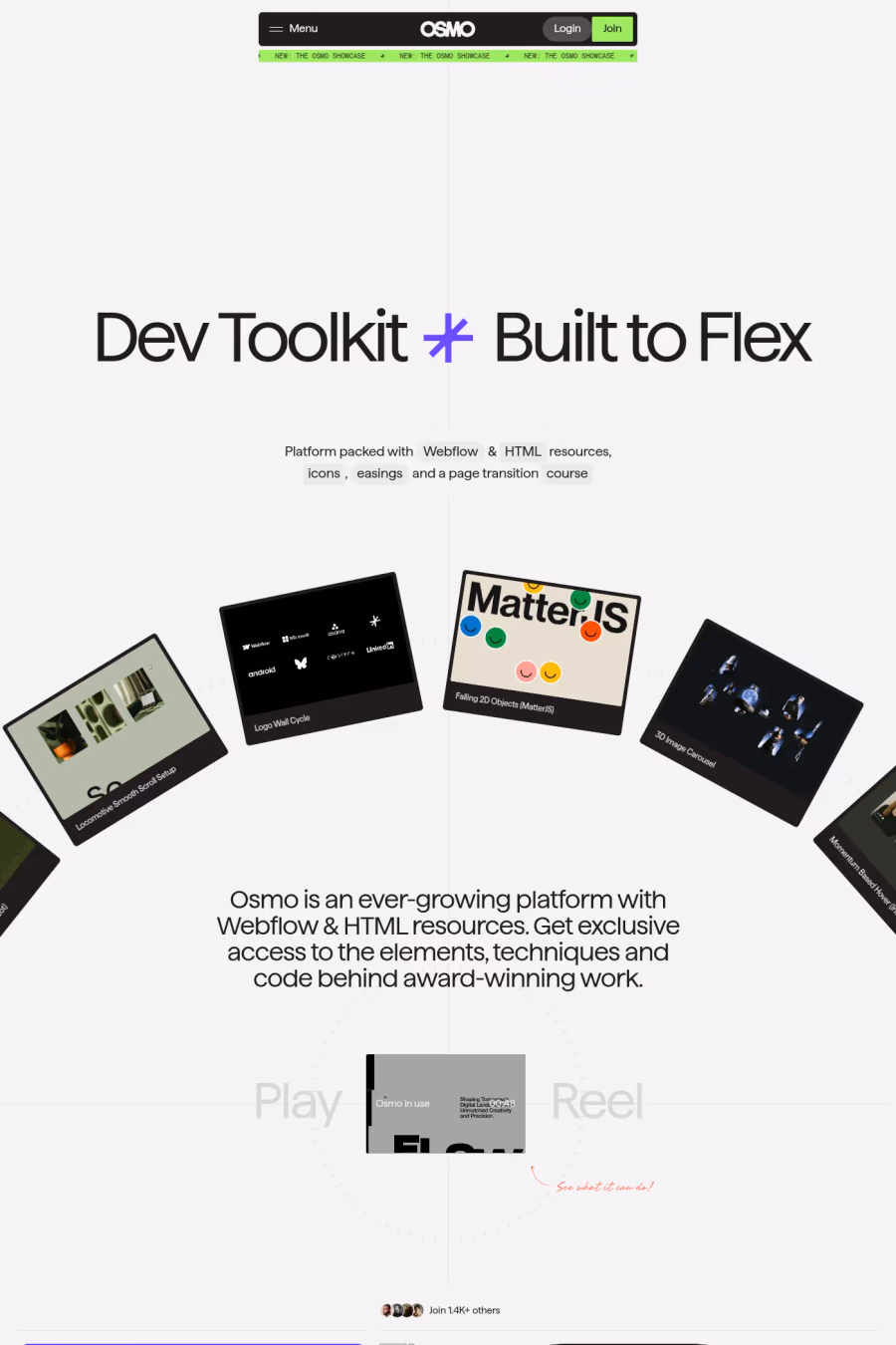 Osmo website screenshot
