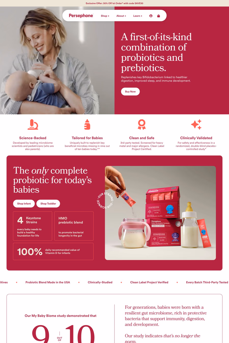 Persephone Biosciences website screenshot