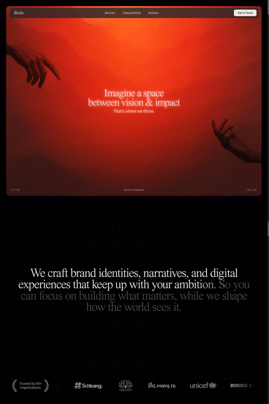 Redo Media website screenshot