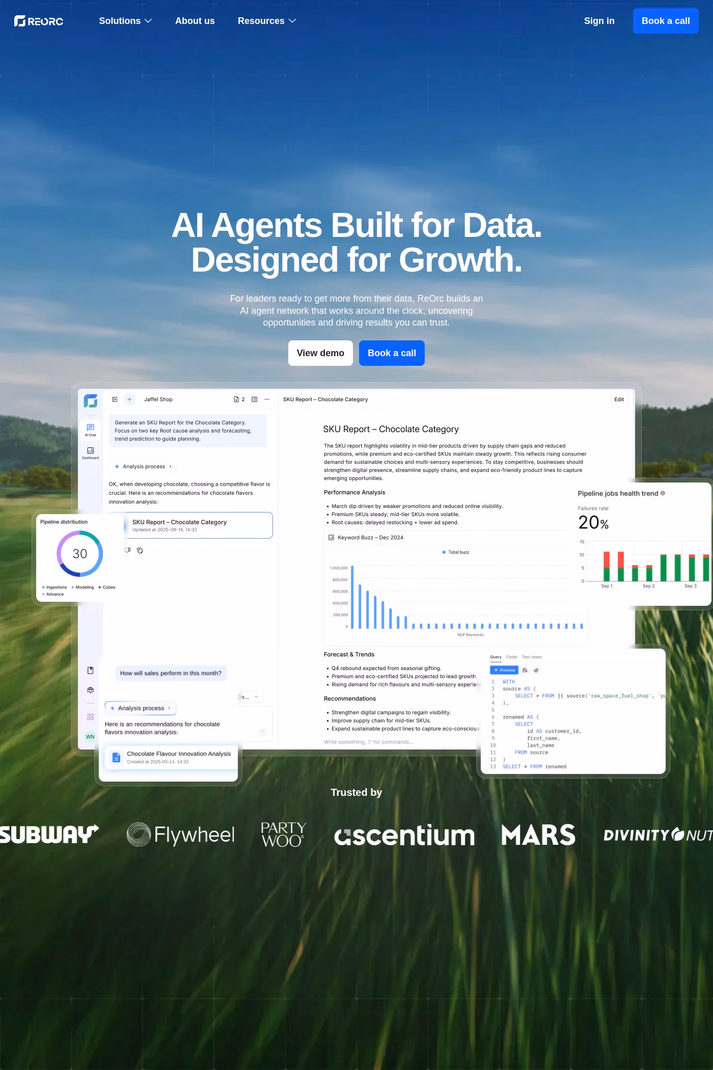 ReOrc website screenshot